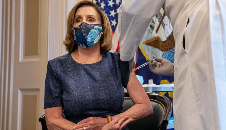 Pelosi and McConnell receive Pfizer Covid vaccine

