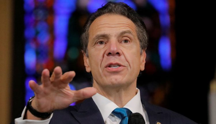 New York Governor Cuomo briefs the press on the Covid pandemic as the outbreak worsens


