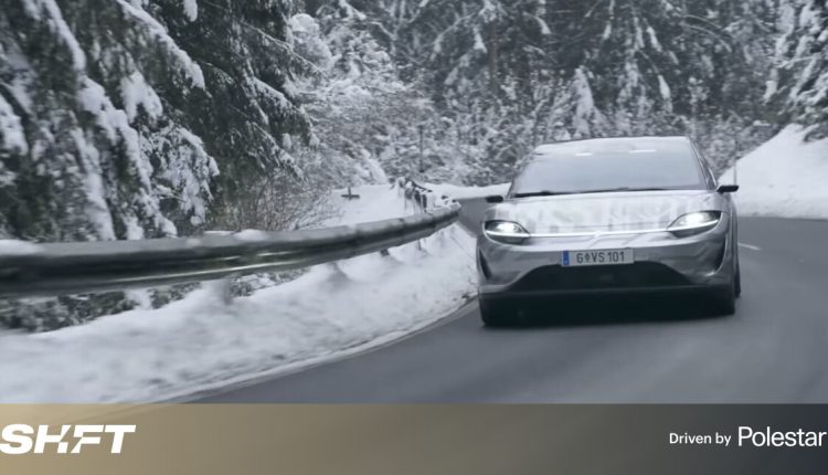 Sony's concept car will be tested on public roads just 12 months after its unveiling

