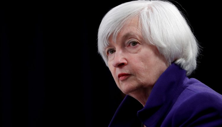 Yellen says the U.S. could return to full employment next year when the relief is over

