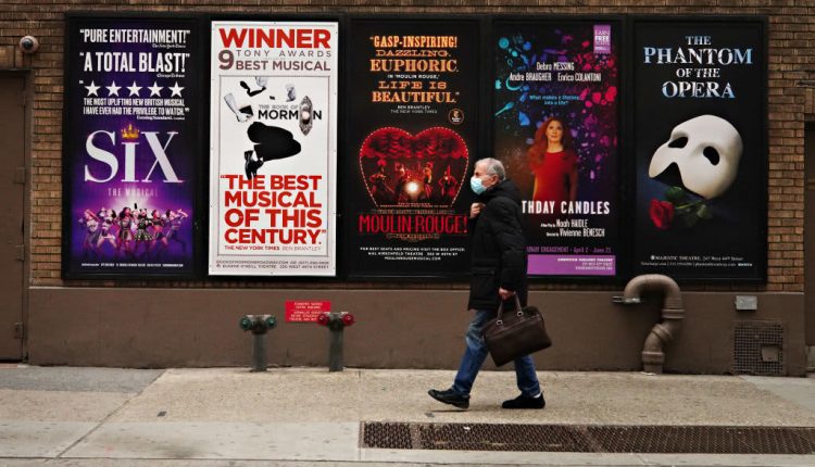 According to Cuomo, NY plans to reopen Broadway, large venues, with Covid testing

