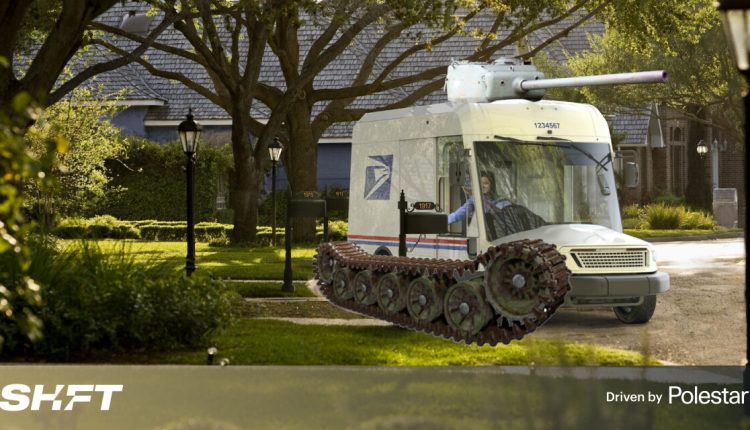 The US Postal Service has a military tank manufacturer manufacture "ugly" new delivery electric vehicles

