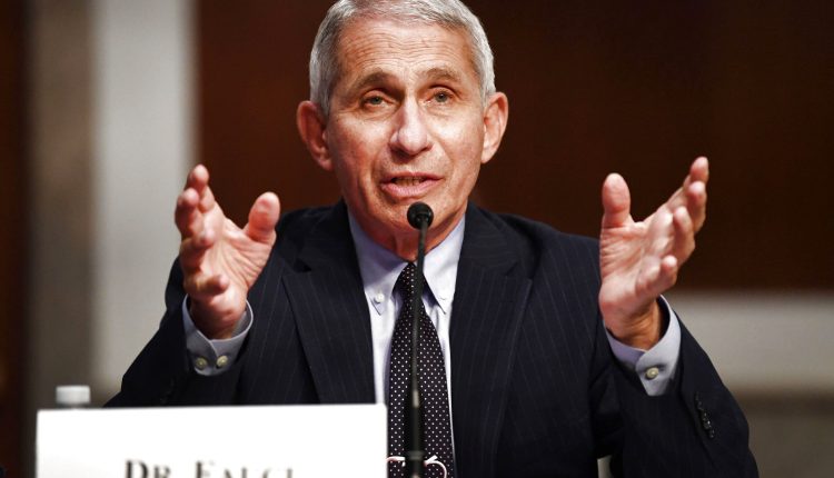 Fauci warns that US cases "may plateau again at unacceptably high levels"

