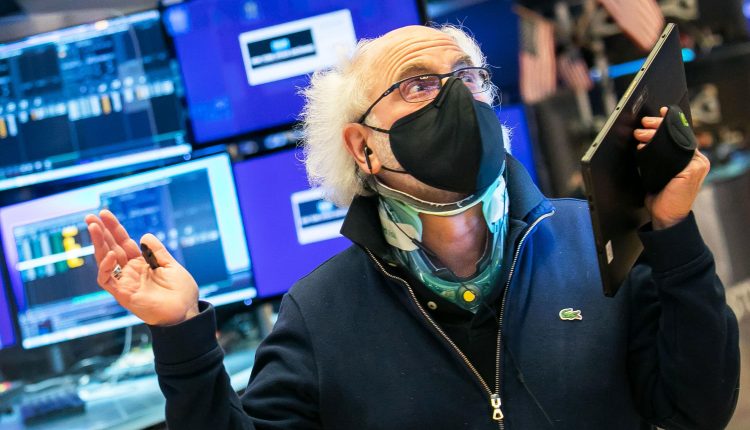 Stock futures tumble after a sharp sell-off on Wall Street amid rising bond yields

