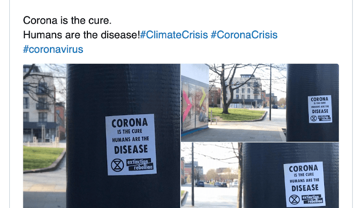 Latest Idiocy From "Extinction Of The Rebellion" - Watts Up With That?

