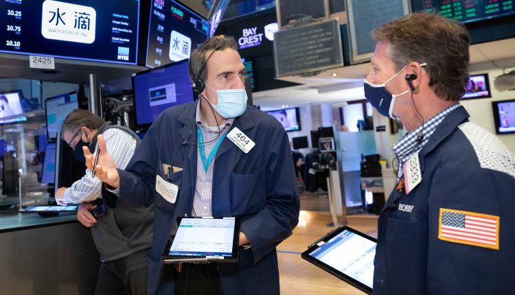 Stock futures are falling slightly after Wall Street's worst week since February

