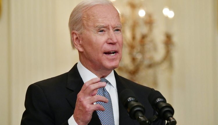 Biden warns of states with low vaccination rates where cases may rise again

