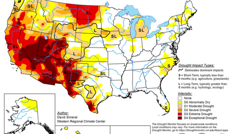 Another dangerous fire season looms in the western US and the drought-stricken region faces a water crisis - Watts Up With That?

