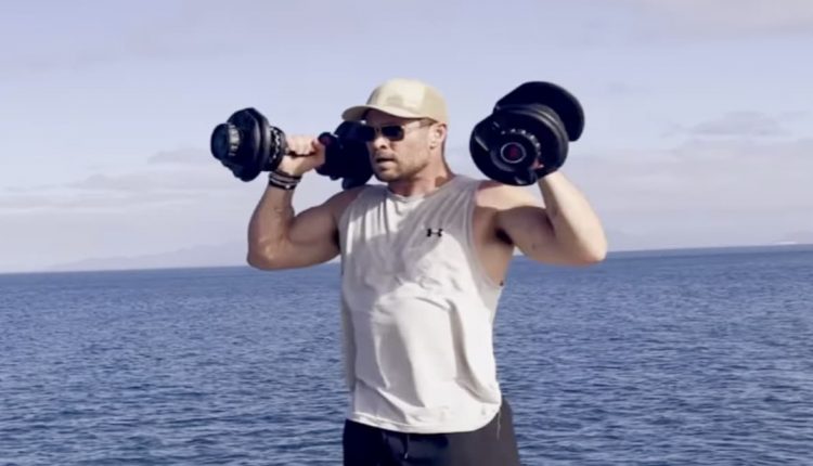 Actor Chris Hemsworth Issued a Five-Round, 50-Rep Full-Body Workout Challenge
