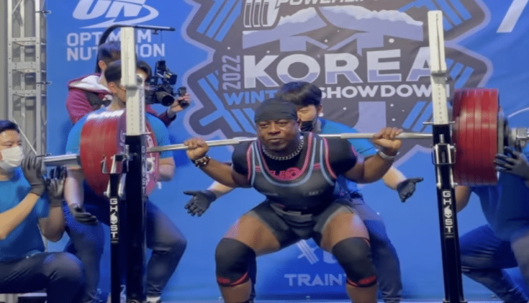 Russel Orhii (90kg) sets 4 personal competition records at USAPL Korea Winter Showdown 2022

