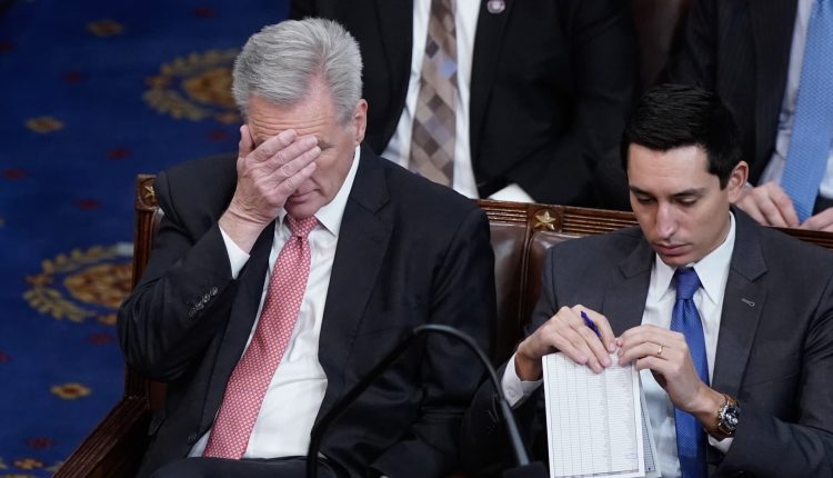 GOP leader McCarthy loses 10th ballot

