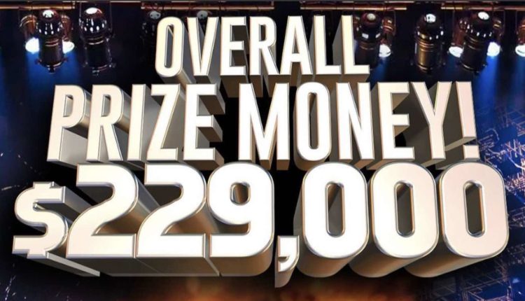 The 2023 Masters Olympia awards total prize money of $229,000

