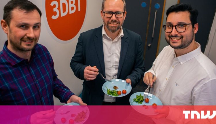  This is the "world's first" cultured steak fillet.  Fancy a bite?

