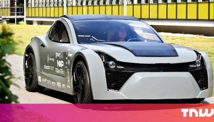 This student-built electric vehicle purifies the air as you drive

