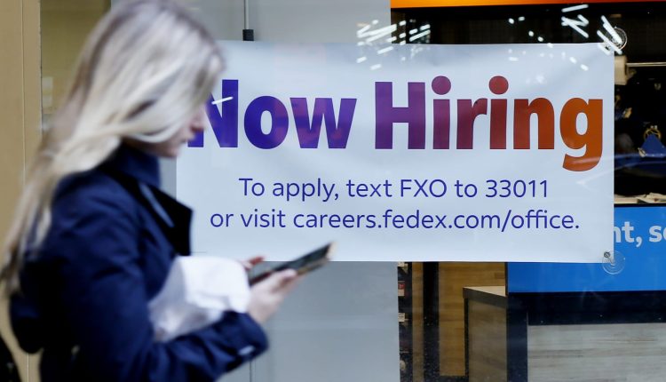 Job vacancies fell in January but still far exceed the available workforce

