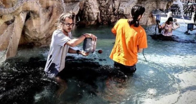 Climate extremists devastate a historic Roman monument - so more watts?

