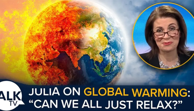 "Can we all just relax?" Julia Hartley-Brewer clashes with a meteorologist over global warming - do you agree?


