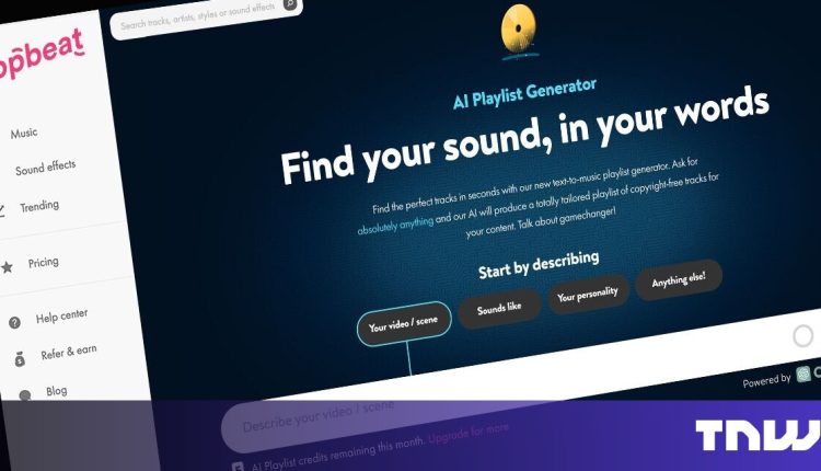 This AI tool uses ChatGPT to turn your text into music playlists

