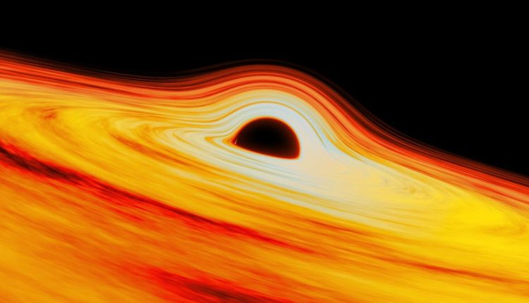 See the terrifying magnitude of a supermassive black hole

