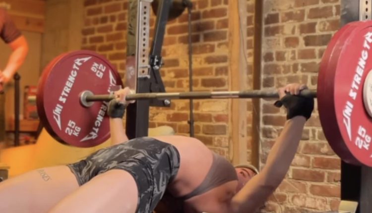 Samantha Eugenie Masters 122.5 Kilogram (270 Pounds) Bench Press PR

