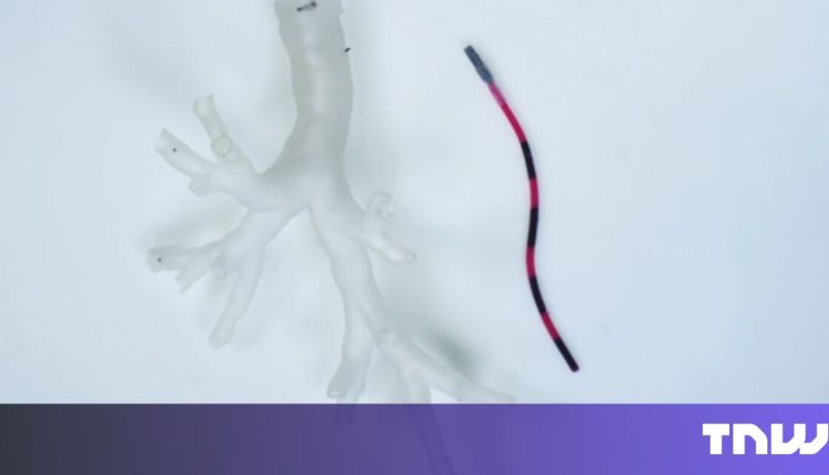 These robotic tentacles could travel into the lungs to treat cancer