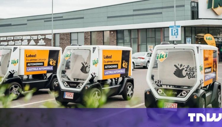 Lithuania brings Europe's first driverless delivery robots to public roads

