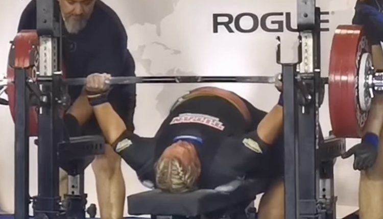 Hildeborg Hugdal (+84KG) Bench Presses Equipped World Record of 235.5 Kilograms (519.1 Pounds)