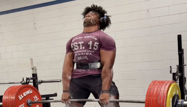 19-Year-Old Powerlifter Jalen Faulk Deadlifts 355.1 Kilograms (783 Pounds)