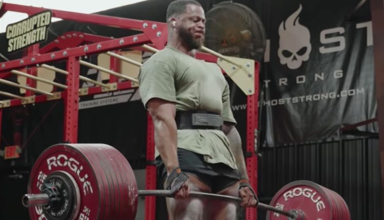Jamal Browner Hits 435-Kilogram (959-Pound) Conventional Deadlift for 2 Reps in Training
