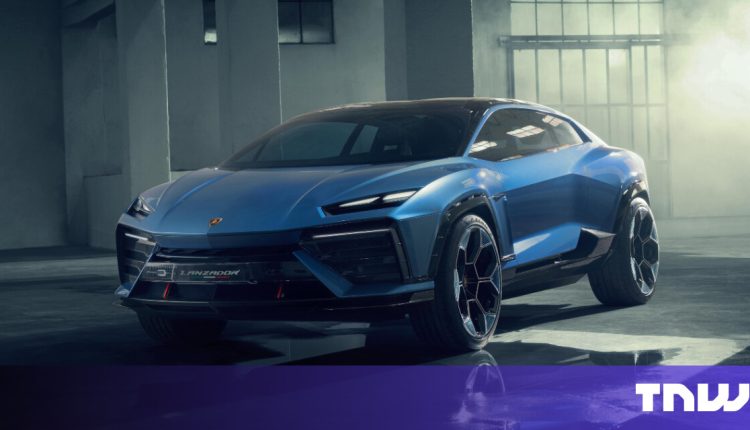 Lamborghini’s new electric car concept was inspired by spaceships