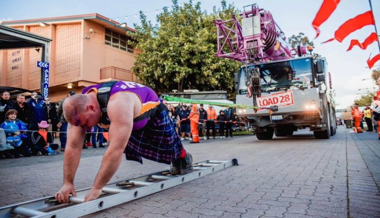 Australian Strongman Smashes World Record by Pulling 44,753-Pound Crane