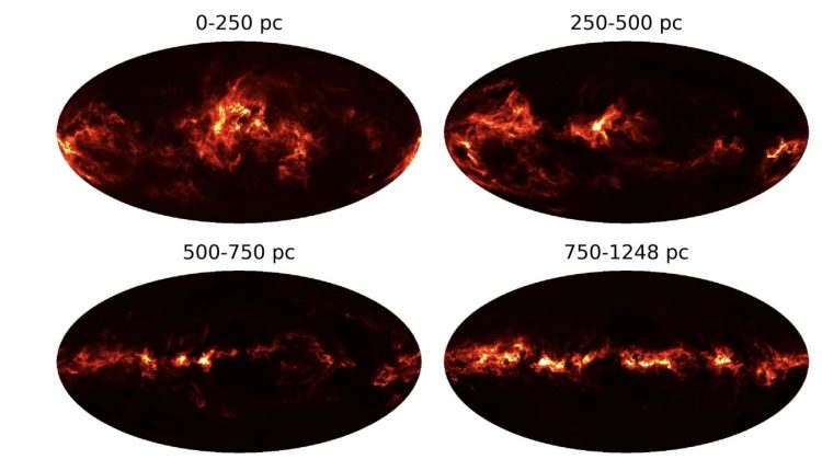Astronomers Build a 3D Map of Dust Within Thousands of Light-Years
