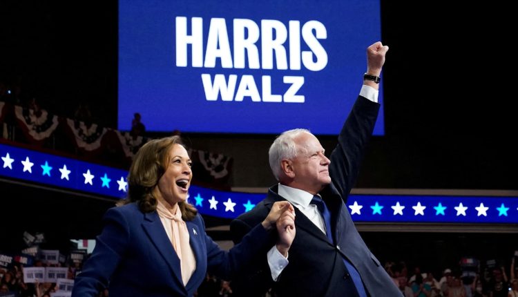 Rally by Kamala Harris and Tim Walz in Philadelphia

