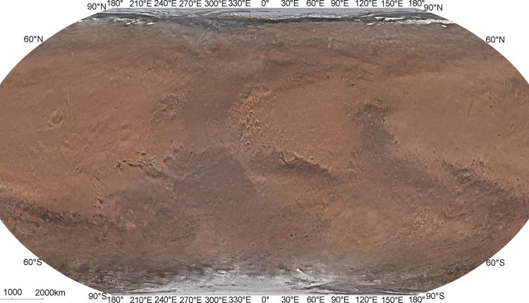 A global color map of Mars, courtesy of China's Tianwen-1 mission

