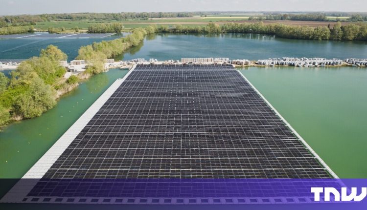 Europe's largest floating solar park could supply a major city with electricity

