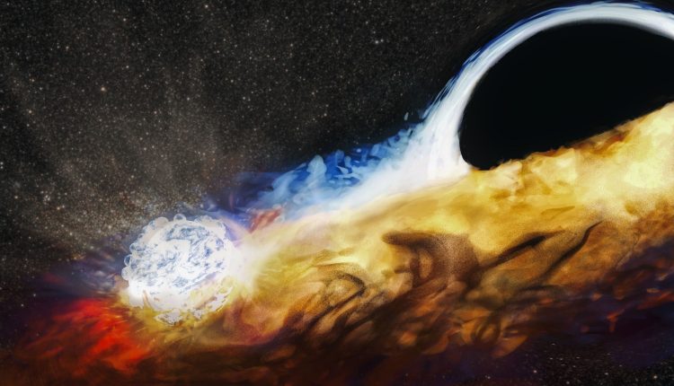 A black hole destroyed a star and used the debris to destroy another star

