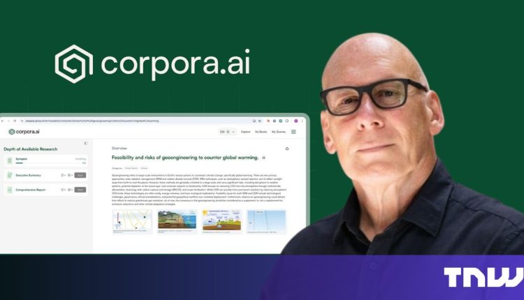 Tech Mogul starts Ai Research Engine Corpora.ai

