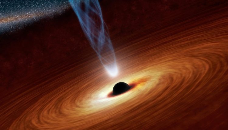 Artist's concept of a supermassive black hole. Credit: NASA