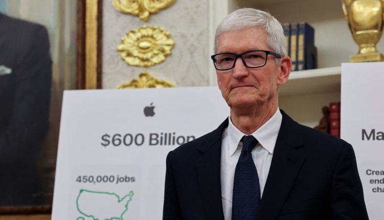 Apple has the best week since July 2020 after visiting the White House of Tim Cook


