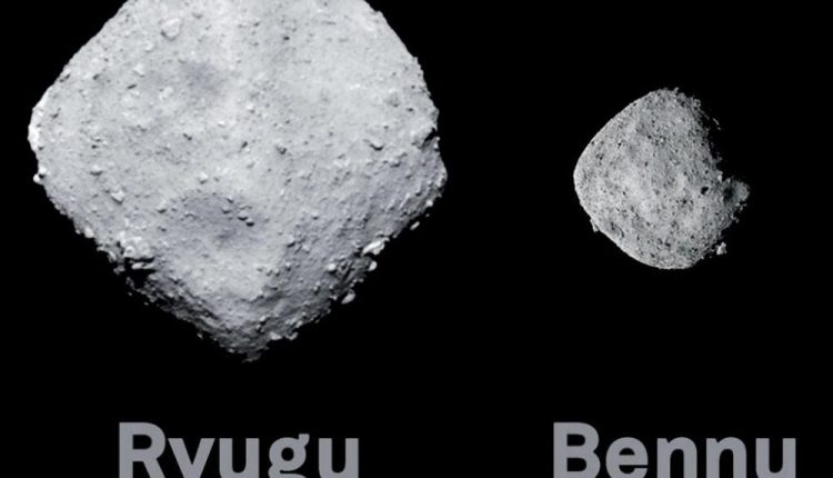 SwRI scientists reviewed spectral data of sample material taken from near-Earth asteroids Ryugu and Bennu (pictured above) and compared them with spectral data of main belt asteroid Polana from the James Webb Space Telescope and found that they closely match. Image Credit: NASA