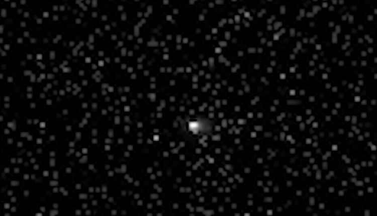 The image of 3I/ATLAS interstellar object taken by Tianwen-1 orbiter's high-resolution camera from a distance of about 28.96 million kilometers on Oct. 3th, 2025. Credit: CNSA