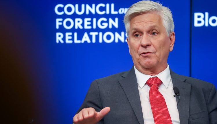 Watch Fed Governor Christopher Waller talk interest rates and the race to succeed Powell

