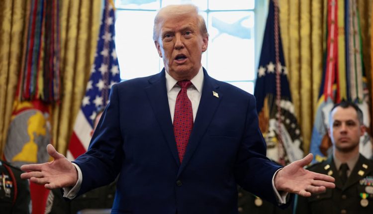 President Trump addresses the nation from the White House

