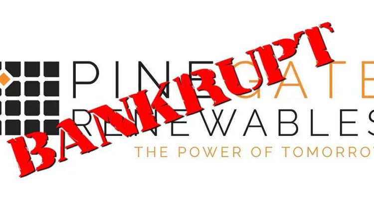 Pine Gate Renewables (Boom to Bust Continues) – Are you happy with it?


