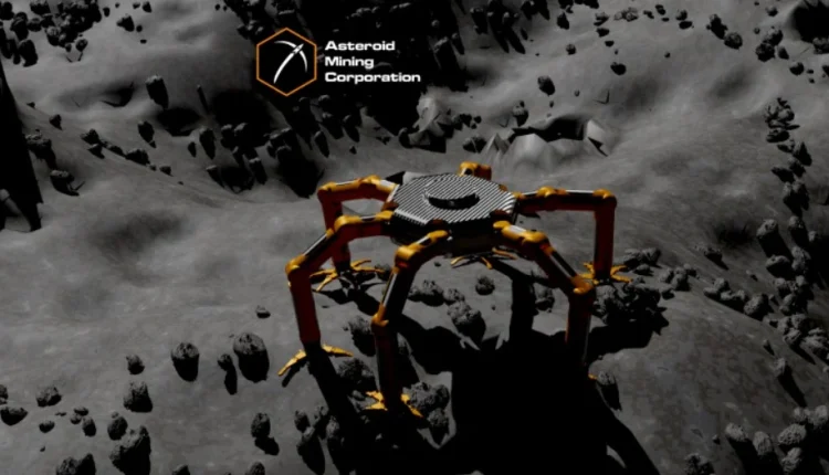 Artist's rendering of an asteroid mining robot. Credit: Asteroid Mining Corporation